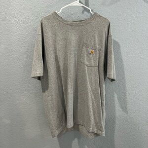 Carhartt Men's Gray Pocket T-Shirt